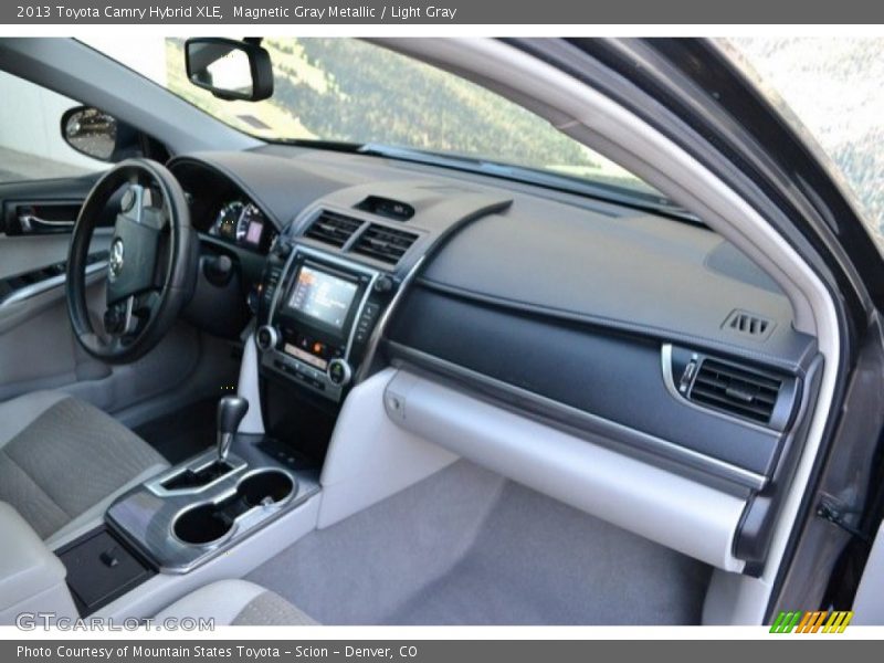 Magnetic Gray Metallic / Light Gray 2013 Toyota Camry Hybrid XLE