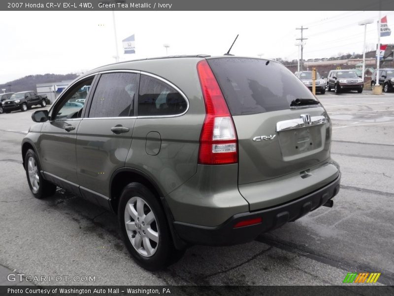 Green Tea Metallic / Ivory 2007 Honda CR-V EX-L 4WD