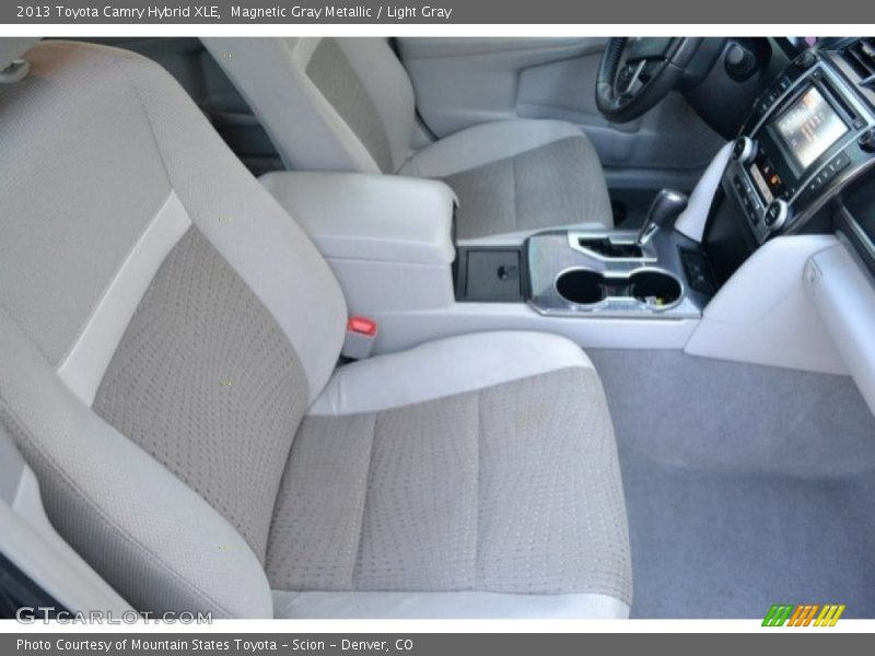 Magnetic Gray Metallic / Light Gray 2013 Toyota Camry Hybrid XLE
