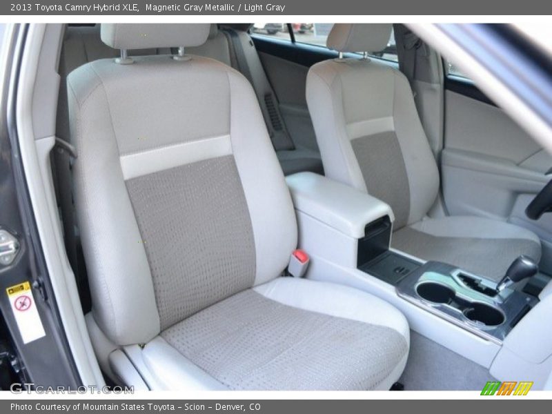 Magnetic Gray Metallic / Light Gray 2013 Toyota Camry Hybrid XLE