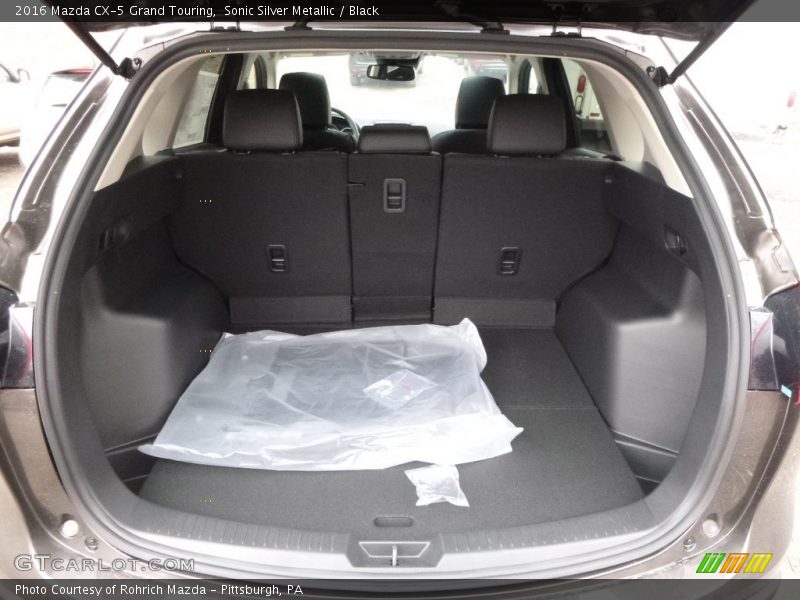 Sonic Silver Metallic / Black 2016 Mazda CX-5 Grand Touring