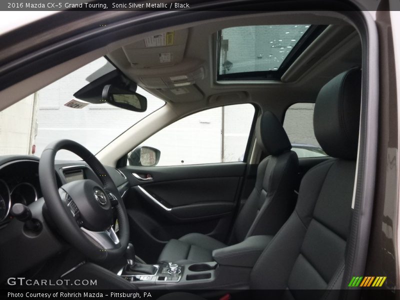 Sonic Silver Metallic / Black 2016 Mazda CX-5 Grand Touring
