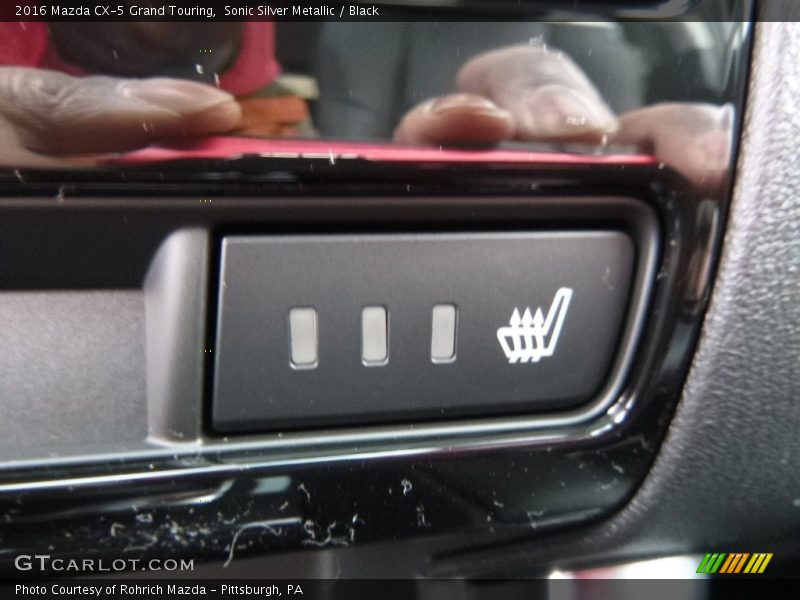 Sonic Silver Metallic / Black 2016 Mazda CX-5 Grand Touring