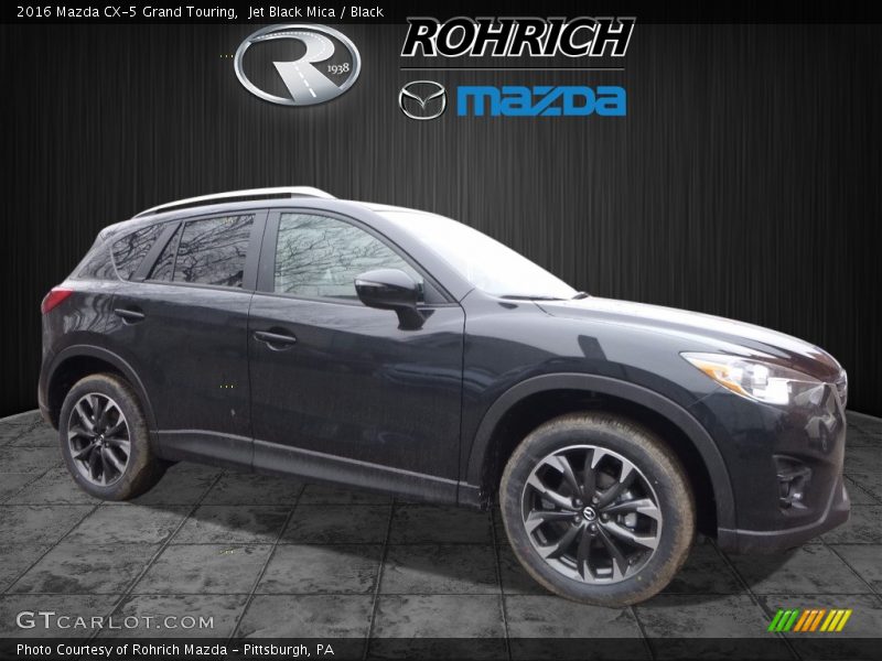 Jet Black Mica / Black 2016 Mazda CX-5 Grand Touring
