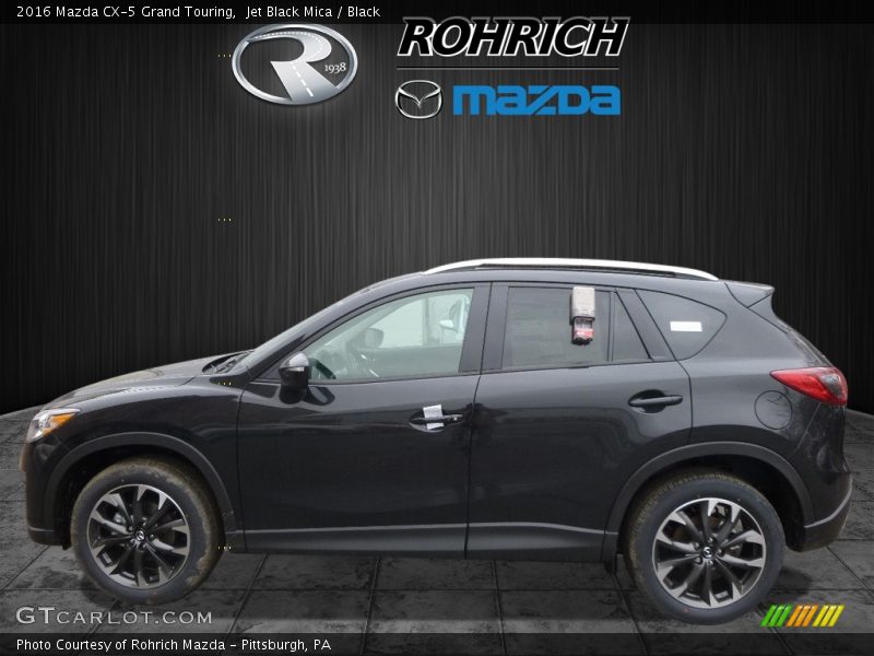 Jet Black Mica / Black 2016 Mazda CX-5 Grand Touring