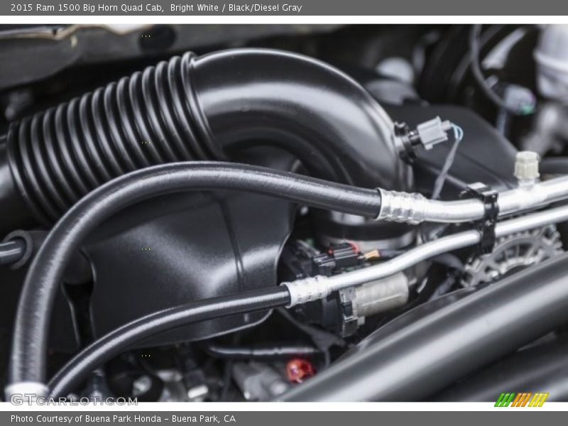 Bright White / Black/Diesel Gray 2015 Ram 1500 Big Horn Quad Cab