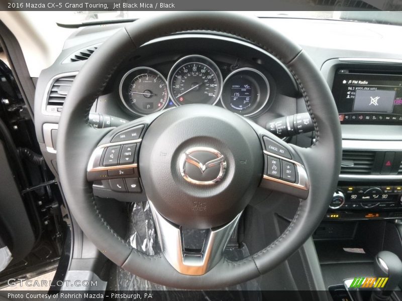 Jet Black Mica / Black 2016 Mazda CX-5 Grand Touring
