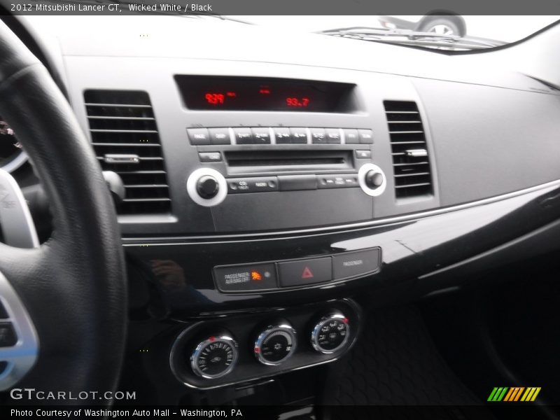 Wicked White / Black 2012 Mitsubishi Lancer GT