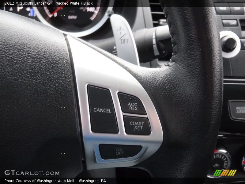 Wicked White / Black 2012 Mitsubishi Lancer GT