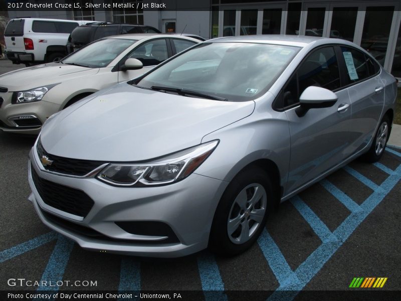 Silver Ice Metallic / Jet Black 2017 Chevrolet Cruze LS