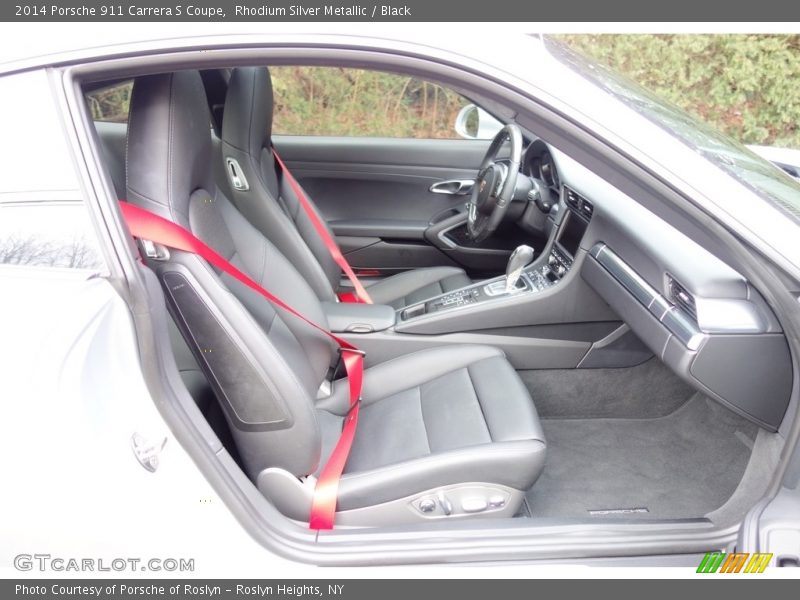 Rhodium Silver Metallic / Black 2014 Porsche 911 Carrera S Coupe