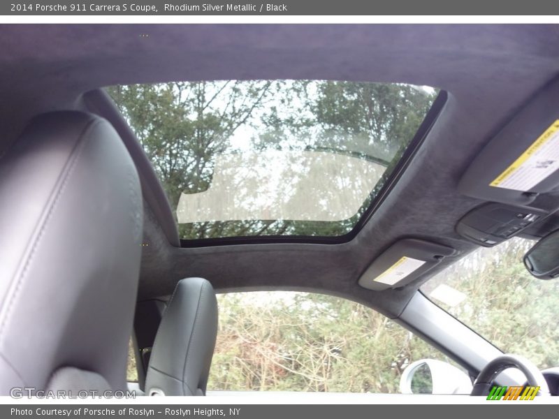 Rhodium Silver Metallic / Black 2014 Porsche 911 Carrera S Coupe