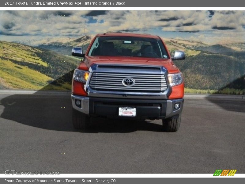 Inferno Orange / Black 2017 Toyota Tundra Limited CrewMax 4x4