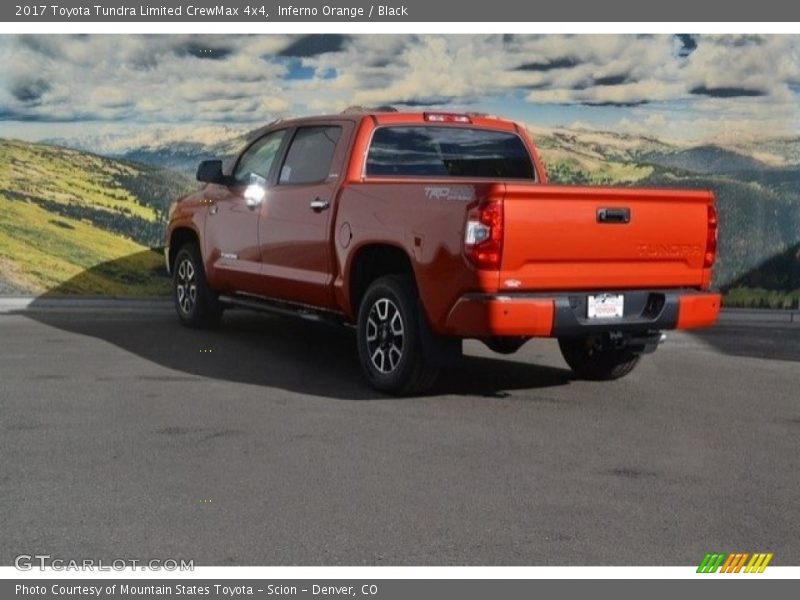 Inferno Orange / Black 2017 Toyota Tundra Limited CrewMax 4x4