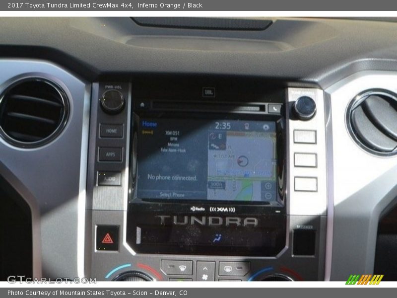 Inferno Orange / Black 2017 Toyota Tundra Limited CrewMax 4x4