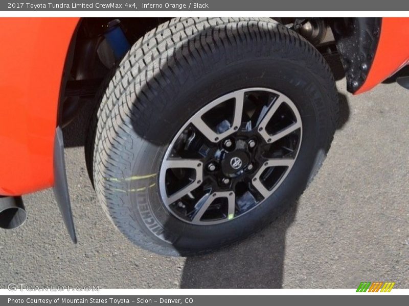 Inferno Orange / Black 2017 Toyota Tundra Limited CrewMax 4x4