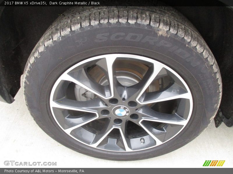 Dark Graphite Metallic / Black 2017 BMW X5 xDrive35i
