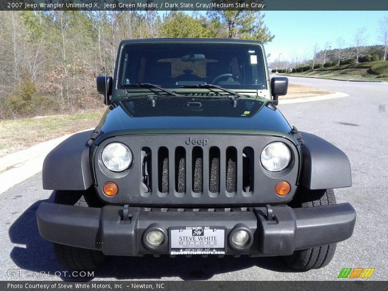 Jeep Green Metallic / Dark Slate Gray/Medium Slate Gray 2007 Jeep Wrangler Unlimited X
