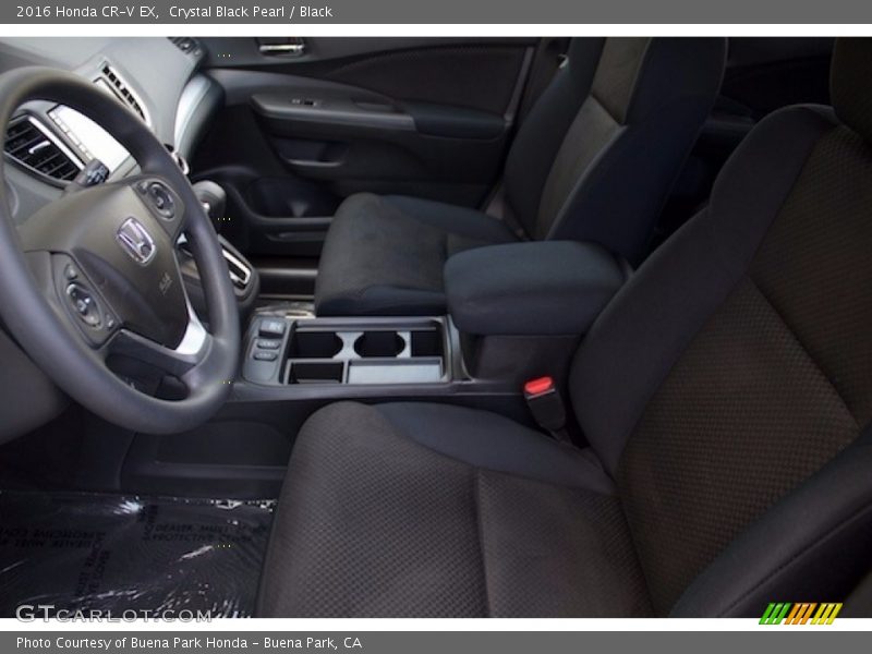 Crystal Black Pearl / Black 2016 Honda CR-V EX