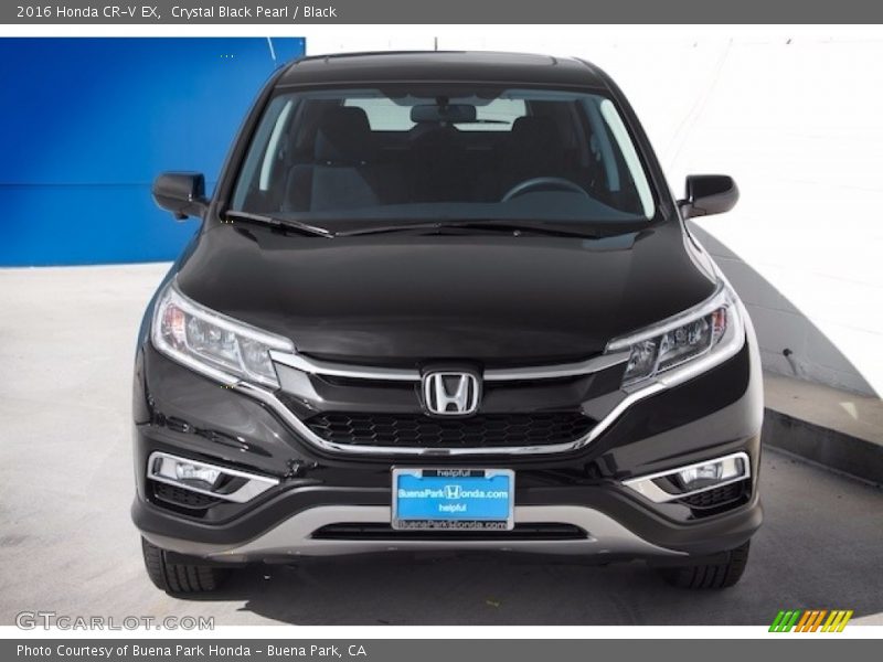 Crystal Black Pearl / Black 2016 Honda CR-V EX