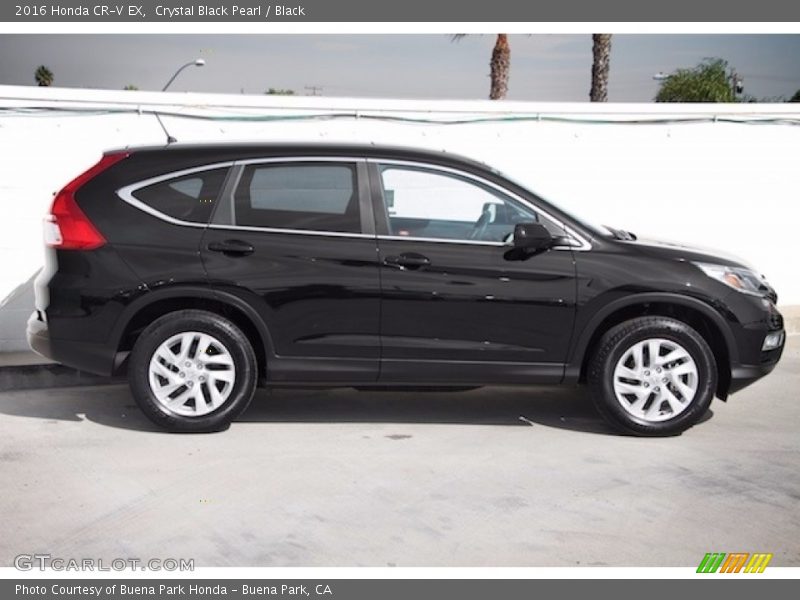 Crystal Black Pearl / Black 2016 Honda CR-V EX