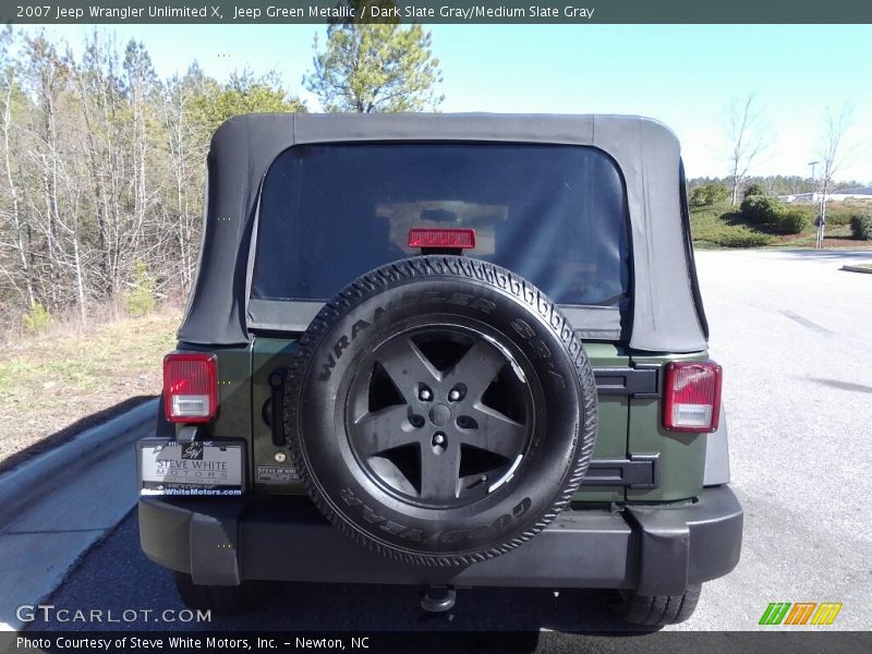 Jeep Green Metallic / Dark Slate Gray/Medium Slate Gray 2007 Jeep Wrangler Unlimited X