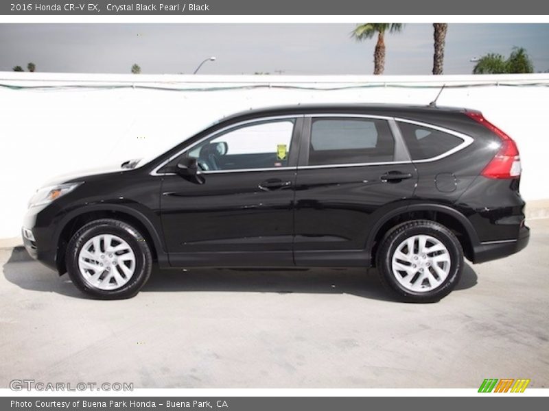 Crystal Black Pearl / Black 2016 Honda CR-V EX
