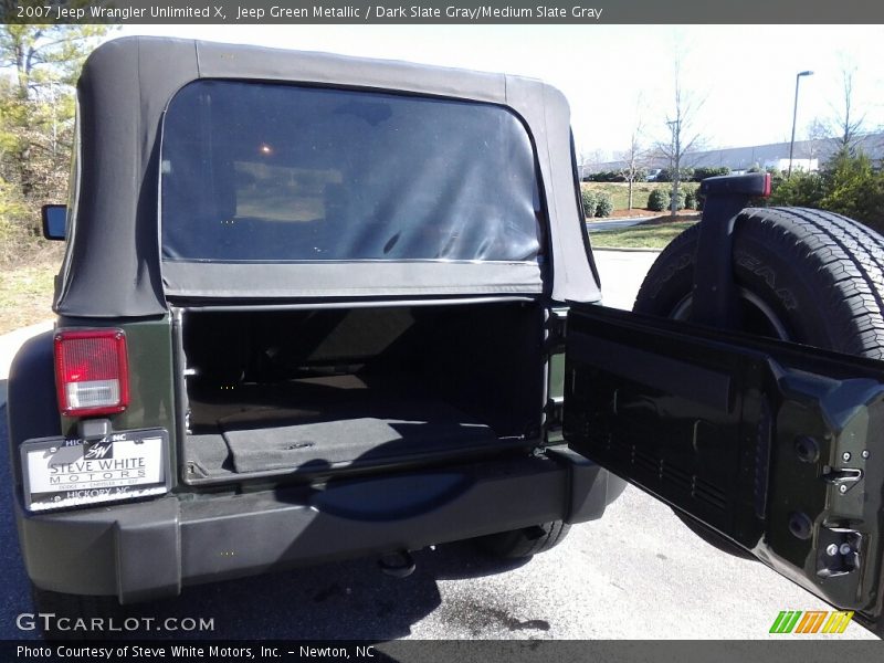 Jeep Green Metallic / Dark Slate Gray/Medium Slate Gray 2007 Jeep Wrangler Unlimited X