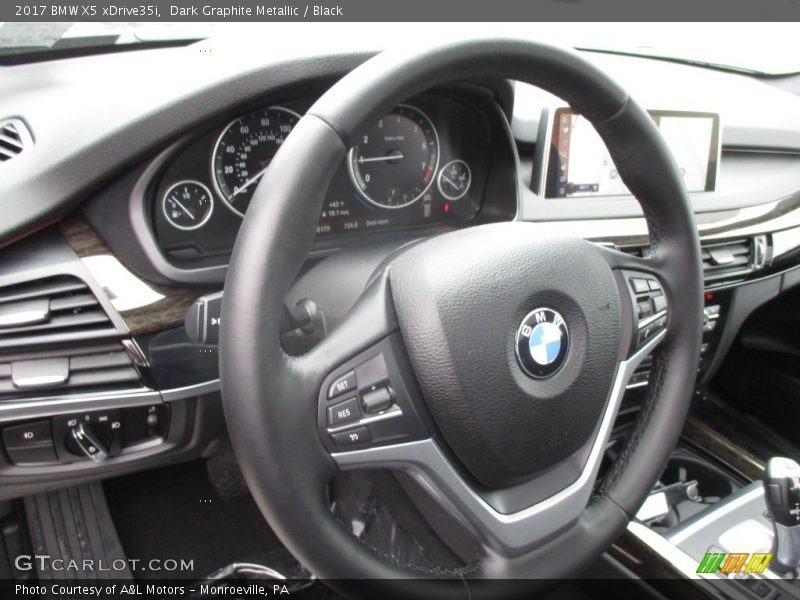 Dark Graphite Metallic / Black 2017 BMW X5 xDrive35i
