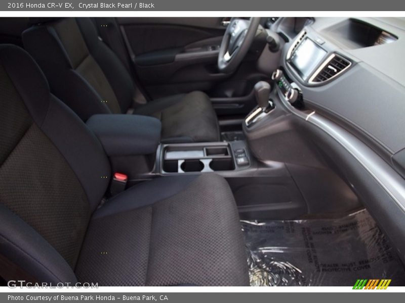 Crystal Black Pearl / Black 2016 Honda CR-V EX