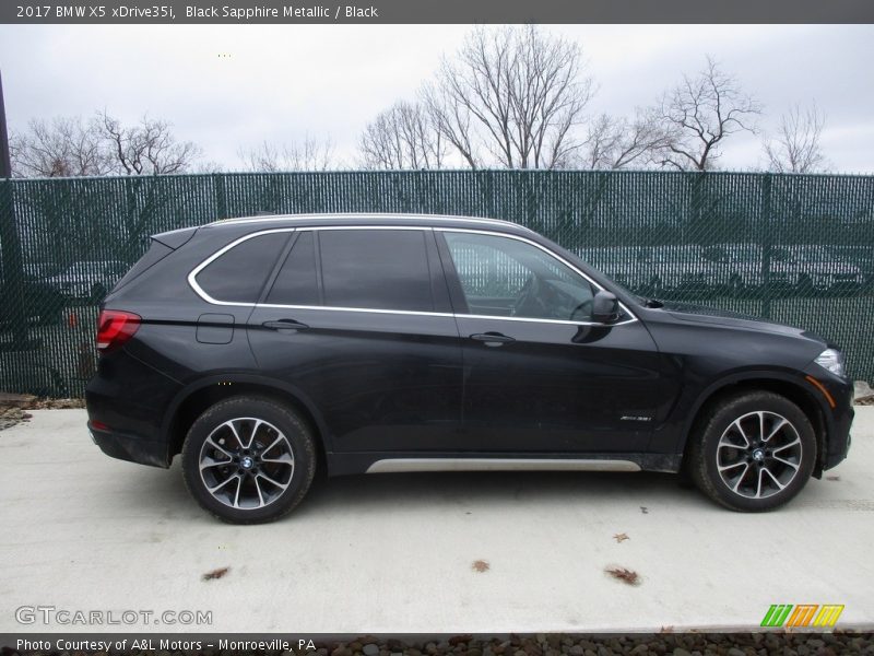 Black Sapphire Metallic / Black 2017 BMW X5 xDrive35i