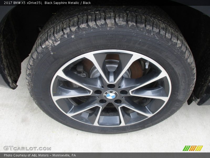 Black Sapphire Metallic / Black 2017 BMW X5 xDrive35i