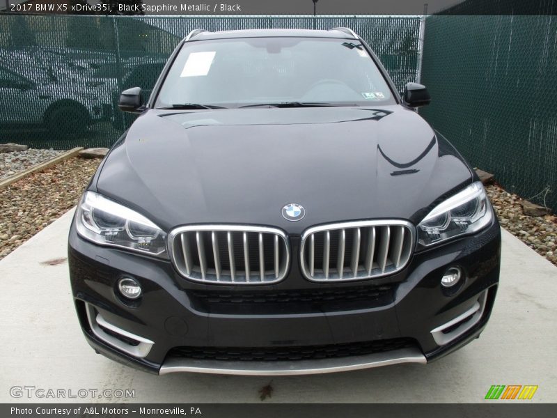 Black Sapphire Metallic / Black 2017 BMW X5 xDrive35i