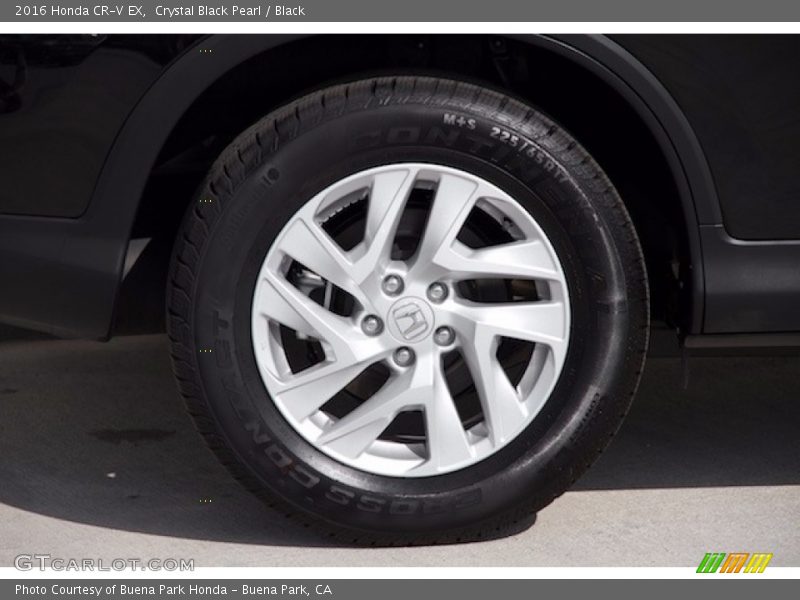 Crystal Black Pearl / Black 2016 Honda CR-V EX