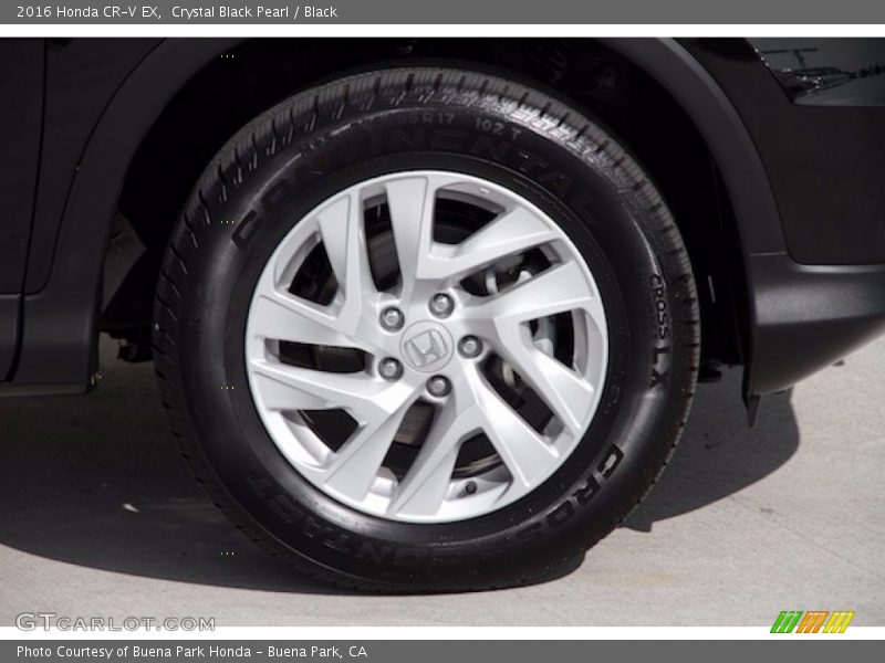 Crystal Black Pearl / Black 2016 Honda CR-V EX