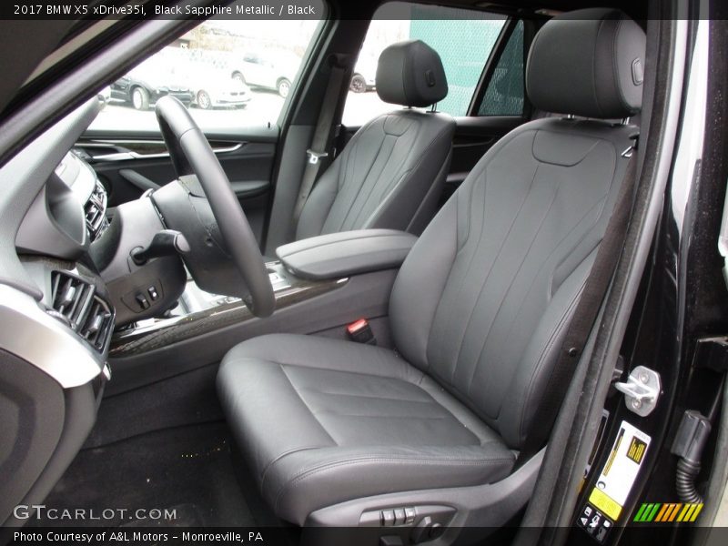 Black Sapphire Metallic / Black 2017 BMW X5 xDrive35i
