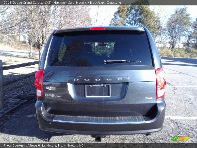 Maximum Steel Metallic / Black/Light Graystone 2013 Dodge Grand Caravan SXT