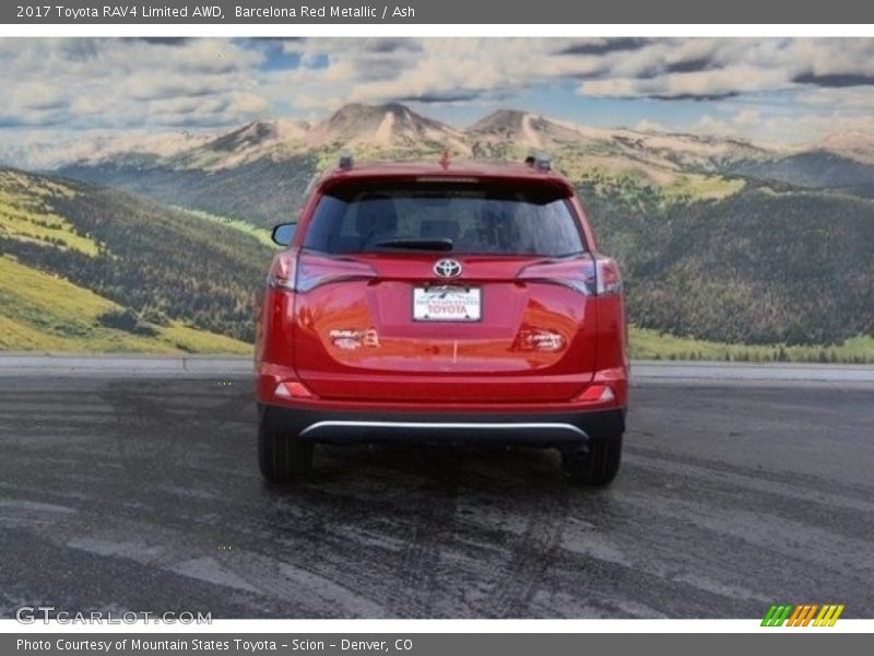 Barcelona Red Metallic / Ash 2017 Toyota RAV4 Limited AWD