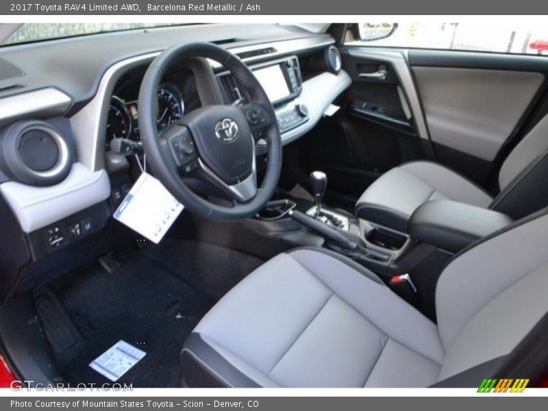 Barcelona Red Metallic / Ash 2017 Toyota RAV4 Limited AWD