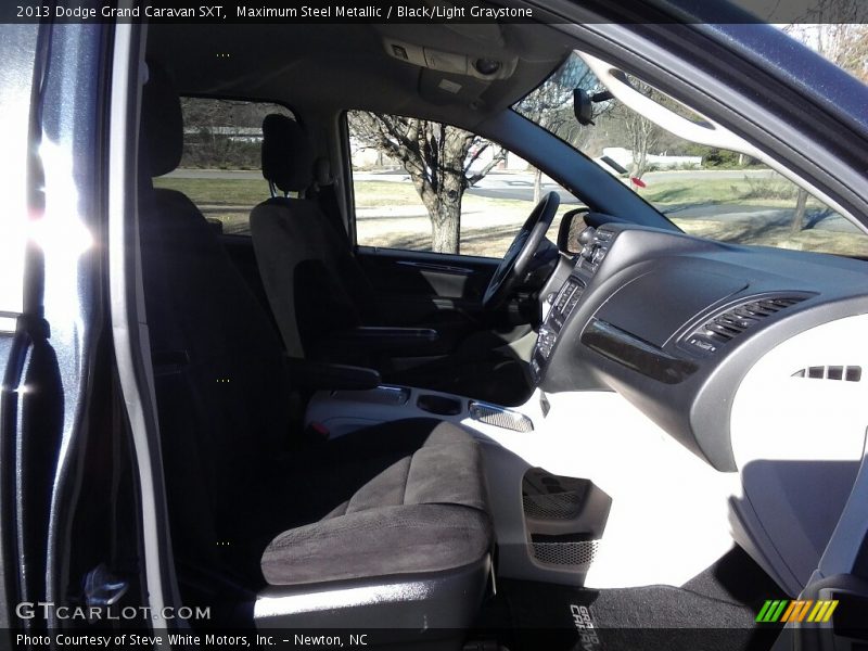 Maximum Steel Metallic / Black/Light Graystone 2013 Dodge Grand Caravan SXT
