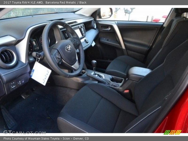 Barcelona Red Metallic / Black 2017 Toyota RAV4 XLE AWD