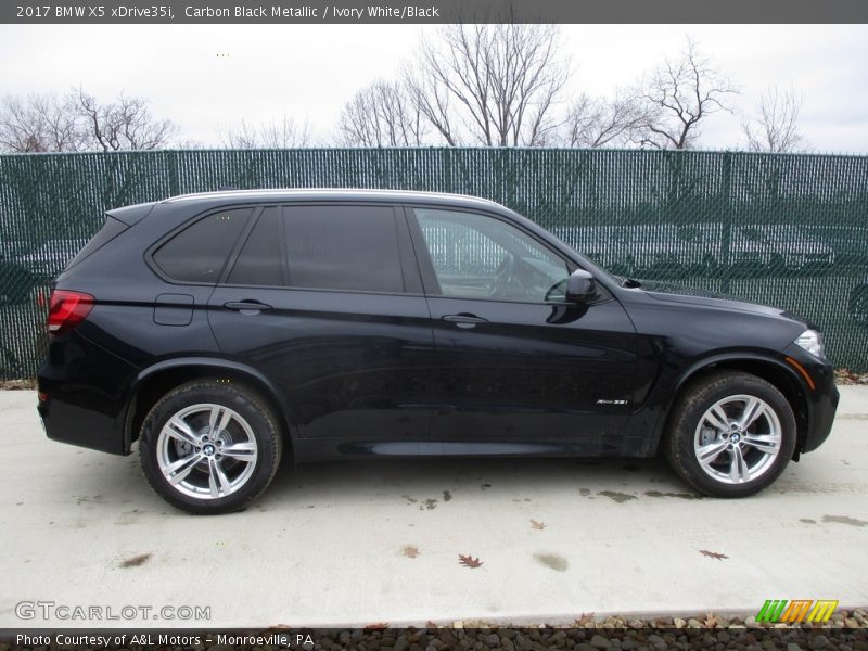 Carbon Black Metallic / Ivory White/Black 2017 BMW X5 xDrive35i