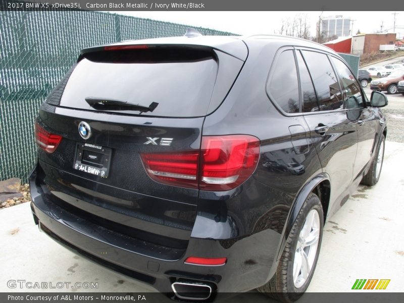 Carbon Black Metallic / Ivory White/Black 2017 BMW X5 xDrive35i