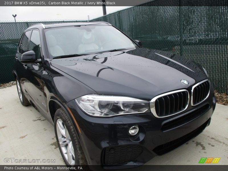 Carbon Black Metallic / Ivory White/Black 2017 BMW X5 xDrive35i