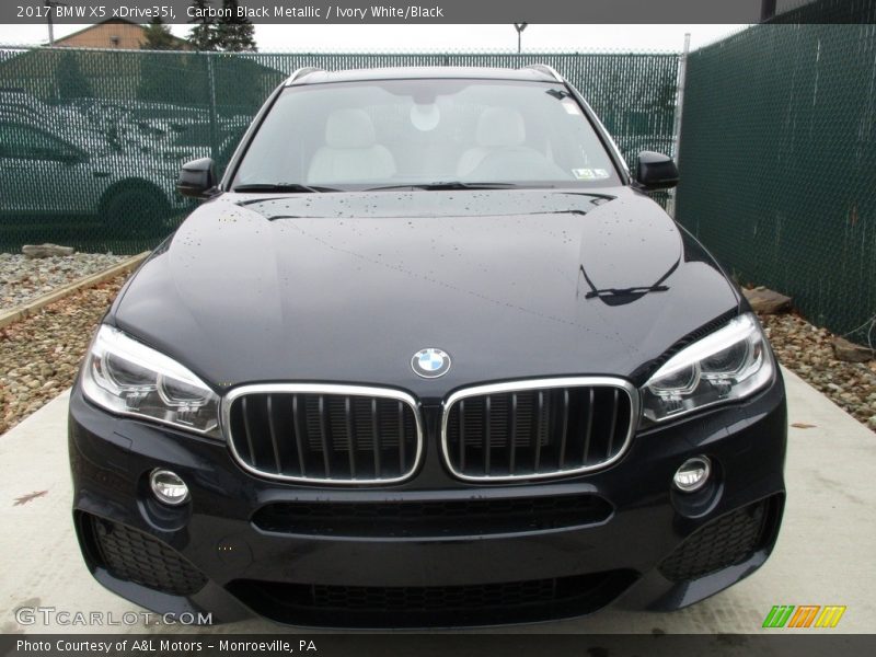 Carbon Black Metallic / Ivory White/Black 2017 BMW X5 xDrive35i