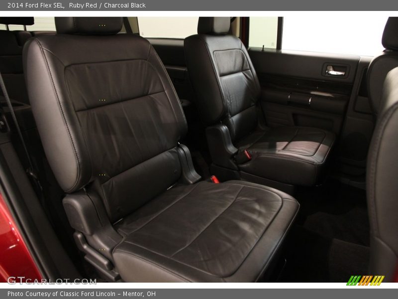 Ruby Red / Charcoal Black 2014 Ford Flex SEL