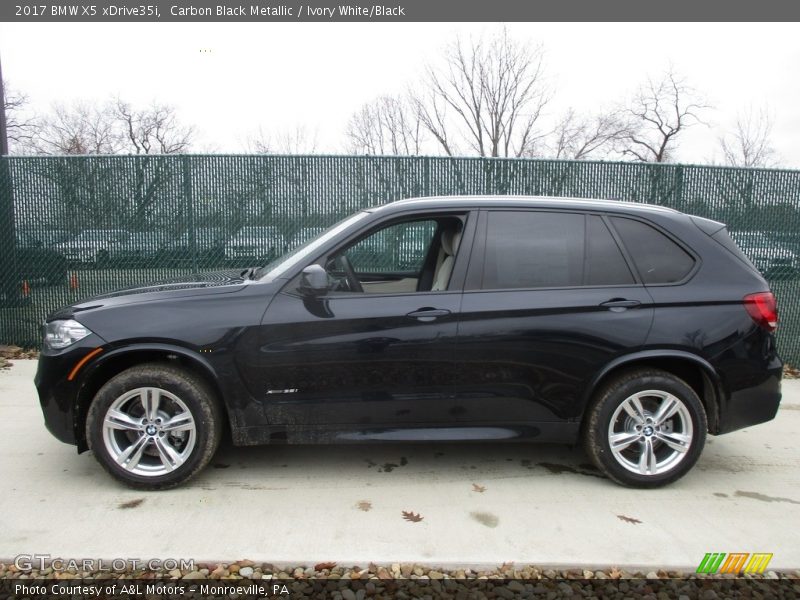 Carbon Black Metallic / Ivory White/Black 2017 BMW X5 xDrive35i