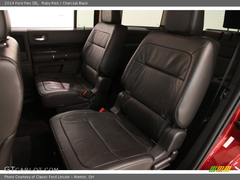 Ruby Red / Charcoal Black 2014 Ford Flex SEL