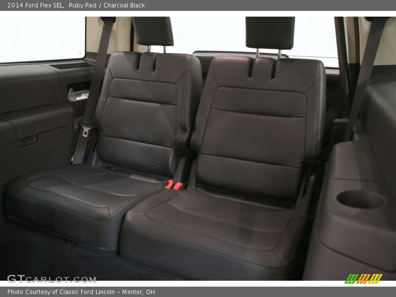 Ruby Red / Charcoal Black 2014 Ford Flex SEL