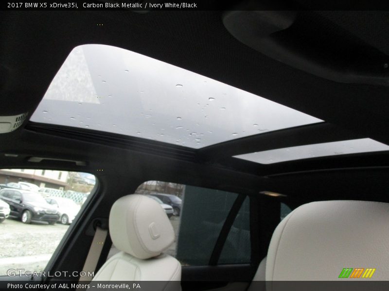 Carbon Black Metallic / Ivory White/Black 2017 BMW X5 xDrive35i